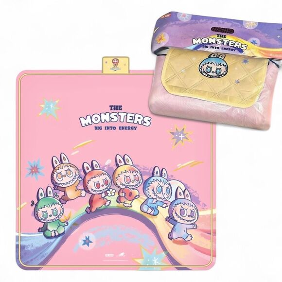 Pop Mart The Monsters Labubu Big Into Energy Blanket Mat - Picture 1 of 16